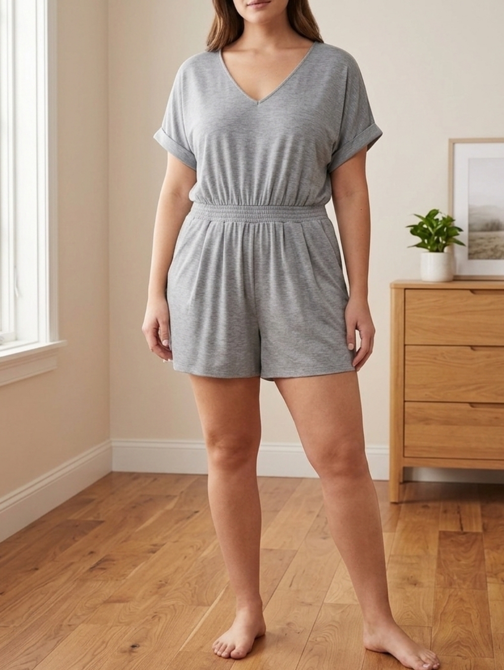 Gray Jumpsuit